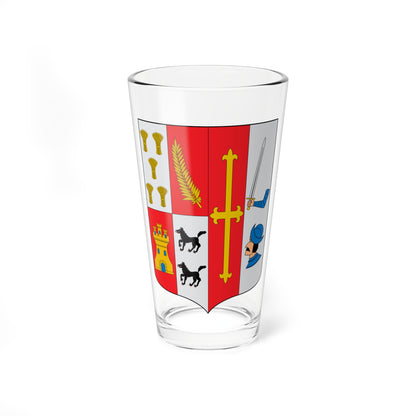 Escudo de Artea (Spain) (Coat of Arms) Pint Glass 16oz