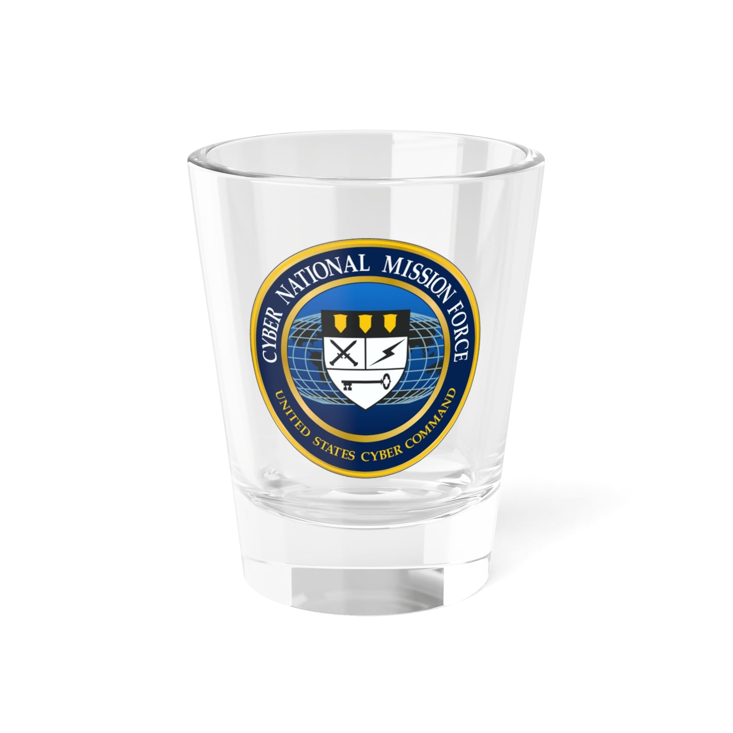 Verre à liqueur Cyber ​​National Mission Force (armée américaine) 1,5 oz