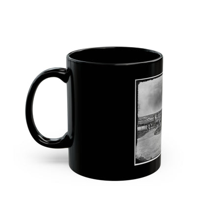 District Of Columbia. Detachment Of Company K, 3d Massachusetts Heavy Artillery, By Guns Of Fort Stevens (U.S. Civil War) Black Coffee Mug