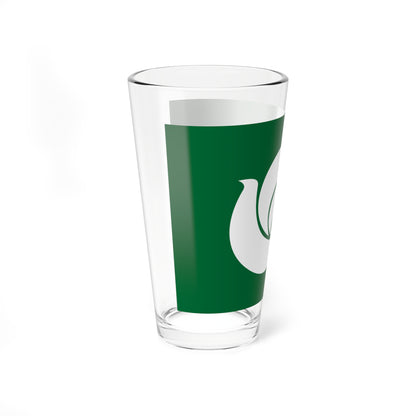 Flag of Nishimeya Aomori (Japan) Pint Glass 16oz