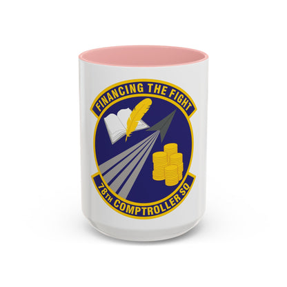 78 Comptroller Squadron AFMC (U.S. Air Force) Accent Coffee Mug