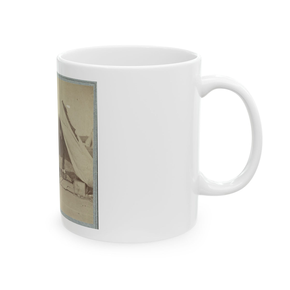 22d New York State Militia Near Harpers Ferry, Va., 1861 I.E.1862 001 (U.S. Civil War) White Coffee Mug