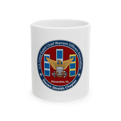 USCG CWO Assoc Steven Shields Chapter (U.S. Coast Guard) White Coffee Mug