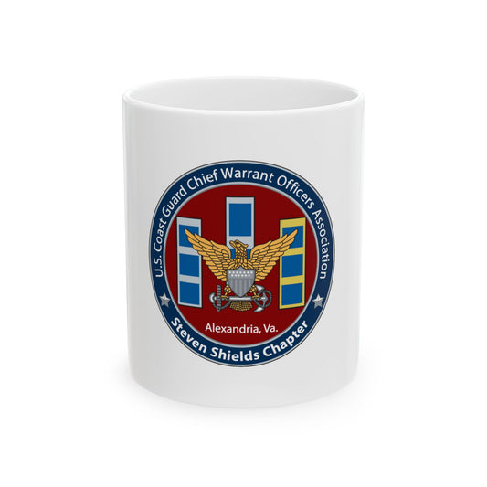 USCG CWO Assoc Steven Shields Chapter (U.S. Coast Guard) White Coffee Mug