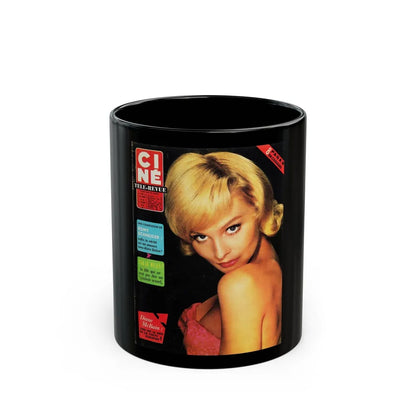 Diane McBaine #11 (Vintage Female Icon) Black Coffee Mug-11oz-Go Mug Yourself