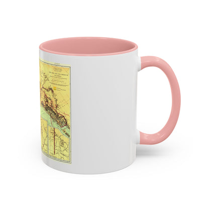 Alaska - The Gold & Coal Fields (1898) (Map) Accent Coffee Mug