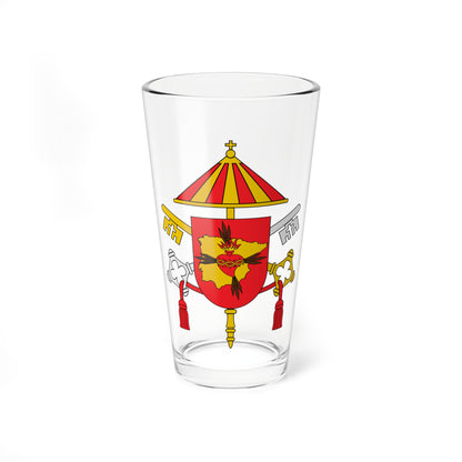 Escudo Basílica del Sagrado Corazón de Jesús de Getafe (Spain) (Coat of Arms) Pint Glass 16oz