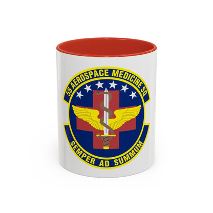 55th Aerospace Medicine Squadron (U.S. Air Force) Accent Coffee Mug