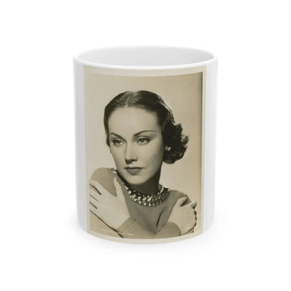 Fay Wray #133 (Vintage Female Icon) White Coffee Mug-11oz-Go Mug Yourself