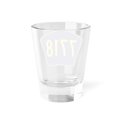 PR secondary 7718 (Puerto Rico) (Road Sign) Shot Glass 1.5oz