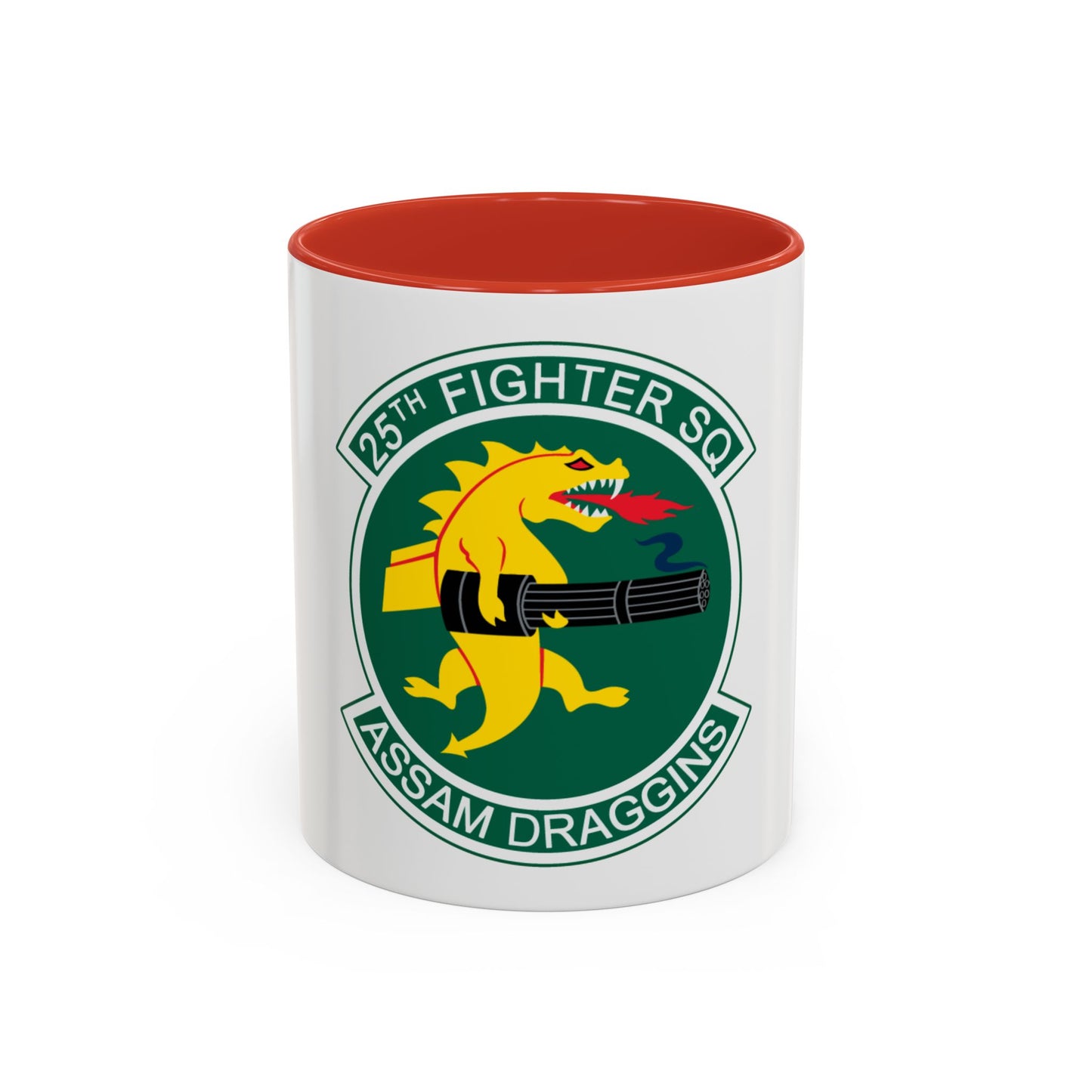 25th Fighters Sq (U.S. Air Force) Accent Coffee Mug