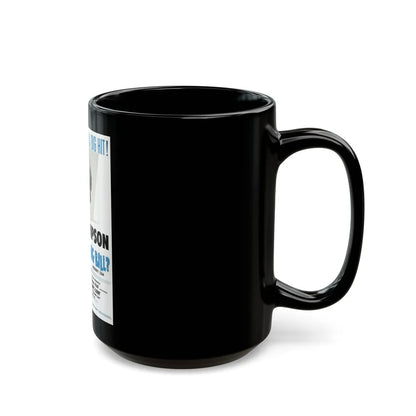 Sue Thompson 1963 (Music Poster) Black Coffee Mug-Go Mug Yourself