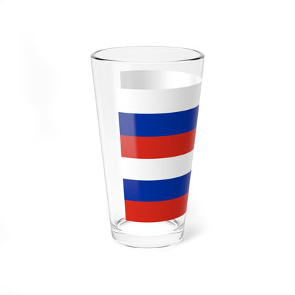 Flag of Russia 6 Stripes (Russia) Pint Glass 16oz