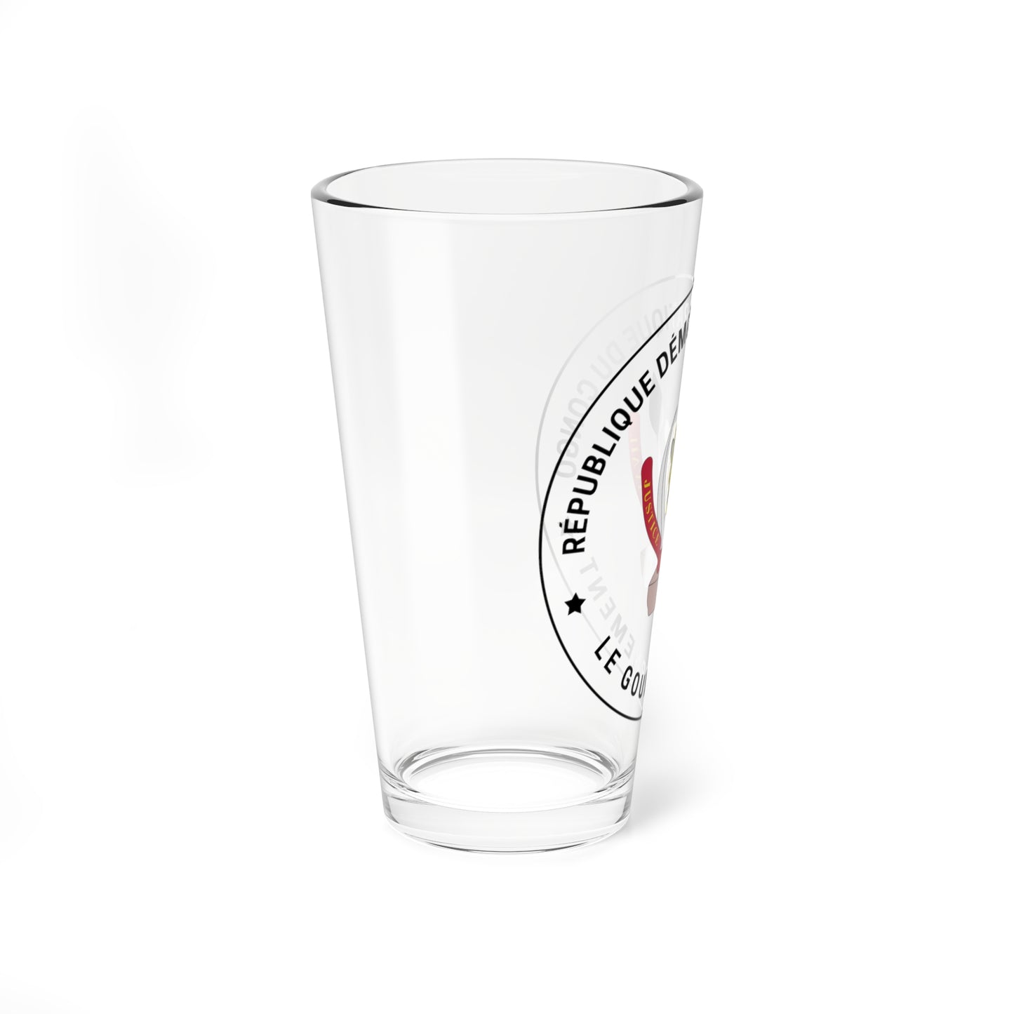 Seal of the DR Congo Government (Congo) (Coat of Arms) Pint Glass 16oz