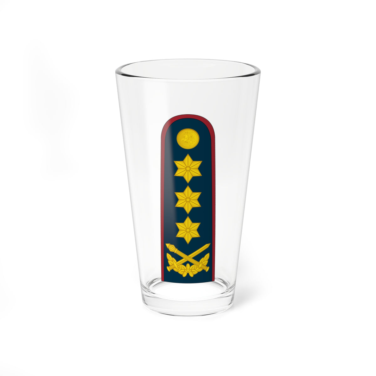 21 Lithuania Air Force LG (Lithuania) (Military Rank) Pint Glass 16oz
