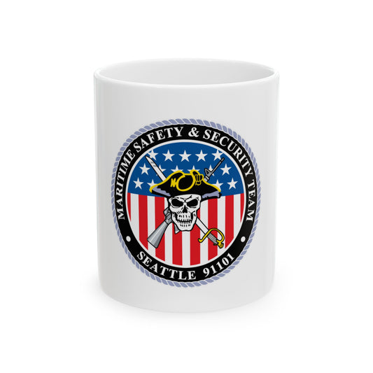 Maritime Safety & Security Team Seattle MSST (U.S. Coast Guard) White Coffee Mug