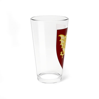 Emblem for the 1-I-FLR (Denmark) (Coat of Arms) Pint Glass 16oz