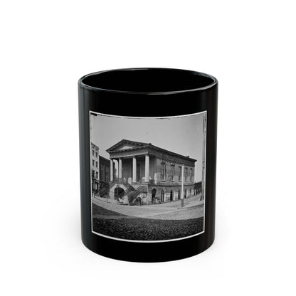 Charleston, S.C. The Old Market House (188 Meeting Street) (U.S. Civil War) Black Coffee Mug