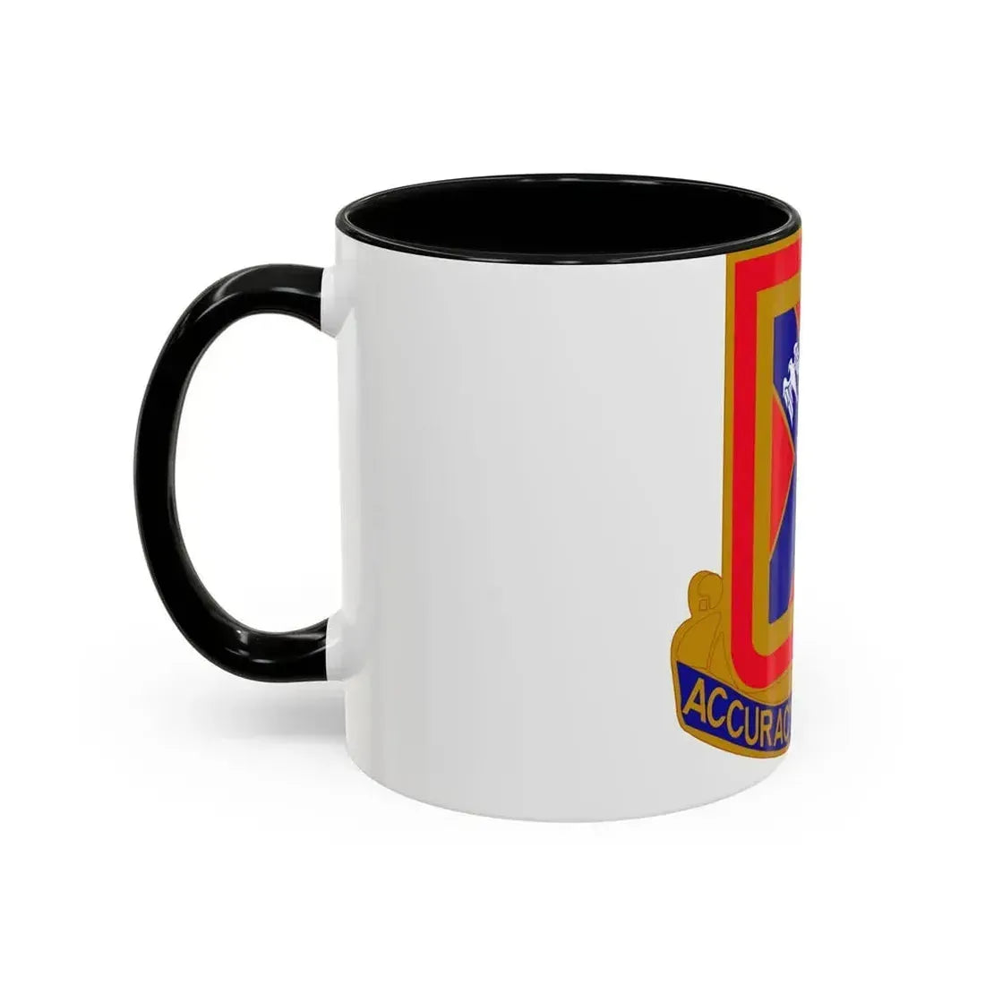 987th Field Artillery Battalion (U.S. Army) Accent Coffee Mug - Go Mug Yourself