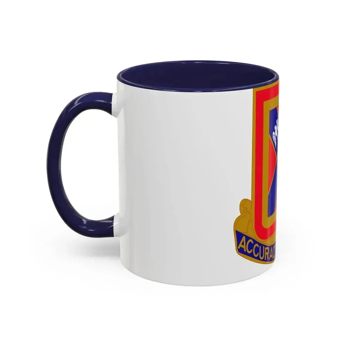 987th Field Artillery Battalion (U.S. Army) Accent Coffee Mug - Go Mug Yourself