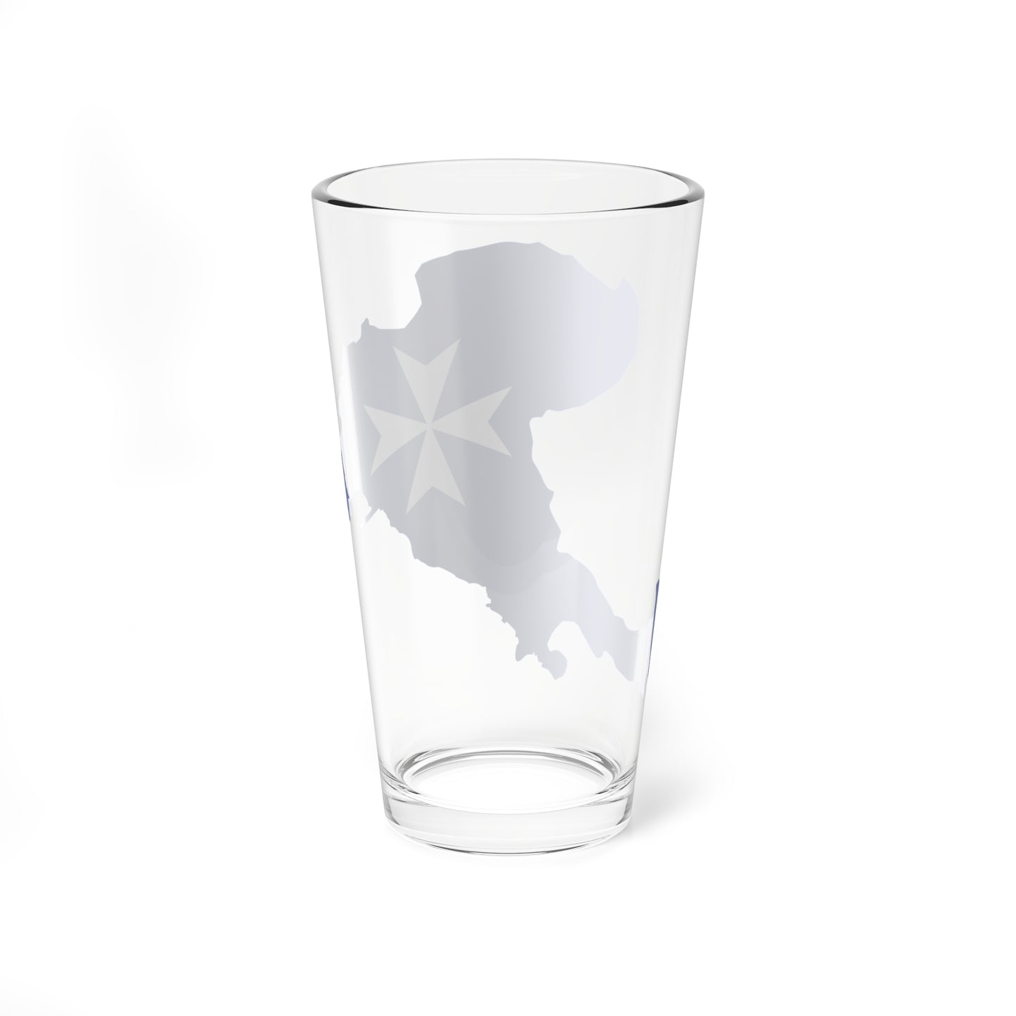 Flag map of Amalfi (Italy) Pint Glass 16oz