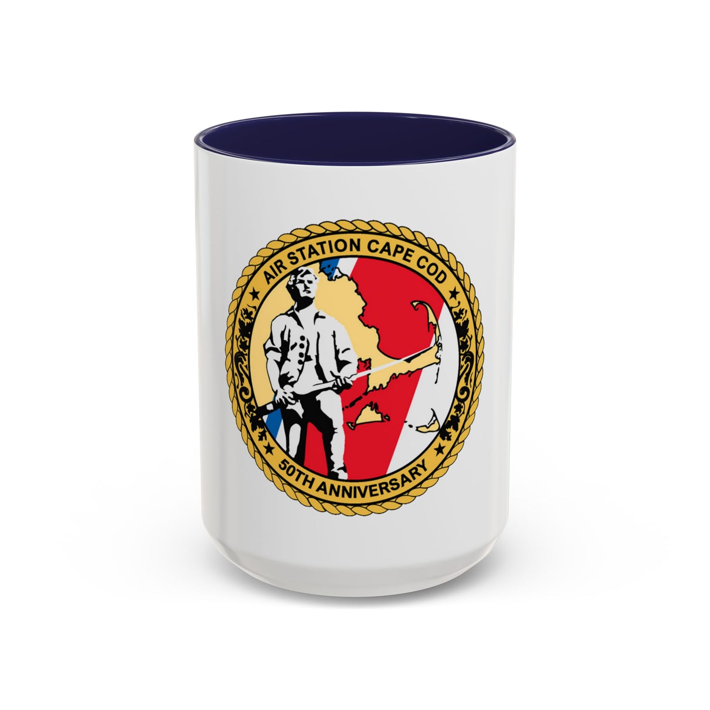 USCG Air Station CAPE COD (U.S. Coast Guard) Accent Coffee Mug