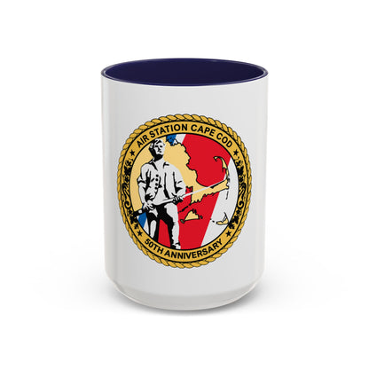 USCG Air Station CAPE COD (U.S. Coast Guard) Accent Coffee Mug