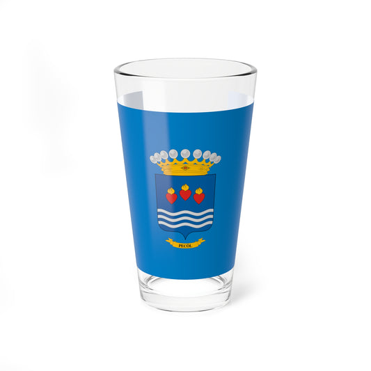 Flag of Pecol (Hungary) Pint Glass 16oz