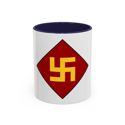 Patch of the 45th Infantry Division 19241939 (U.S. Army) Accent Coffee Mug