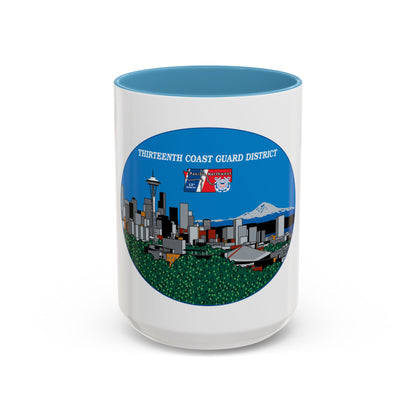 13th CG District Pacific Northwest (U.S. Coast Guard) Accent Coffee Mug