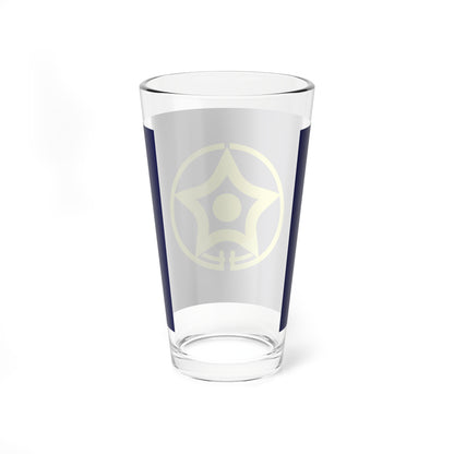 Flag of Shiranuka Hokkaido (Japan) Pint Glass 16oz
