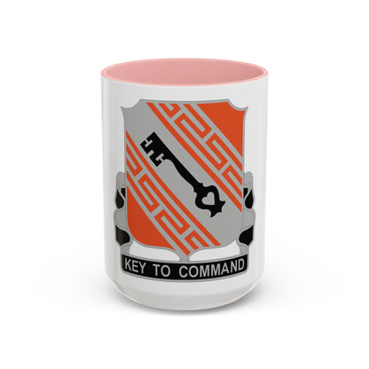 50 Signal Battalion (U.S. Army) Accent Coffee Mug