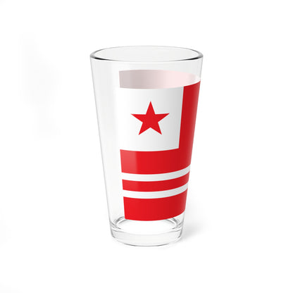 Proposed PRC national flag 004 (China) Pint Glass 16oz