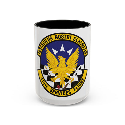 419th Services Flight (U.S. Air Force) Accent Coffee Mug