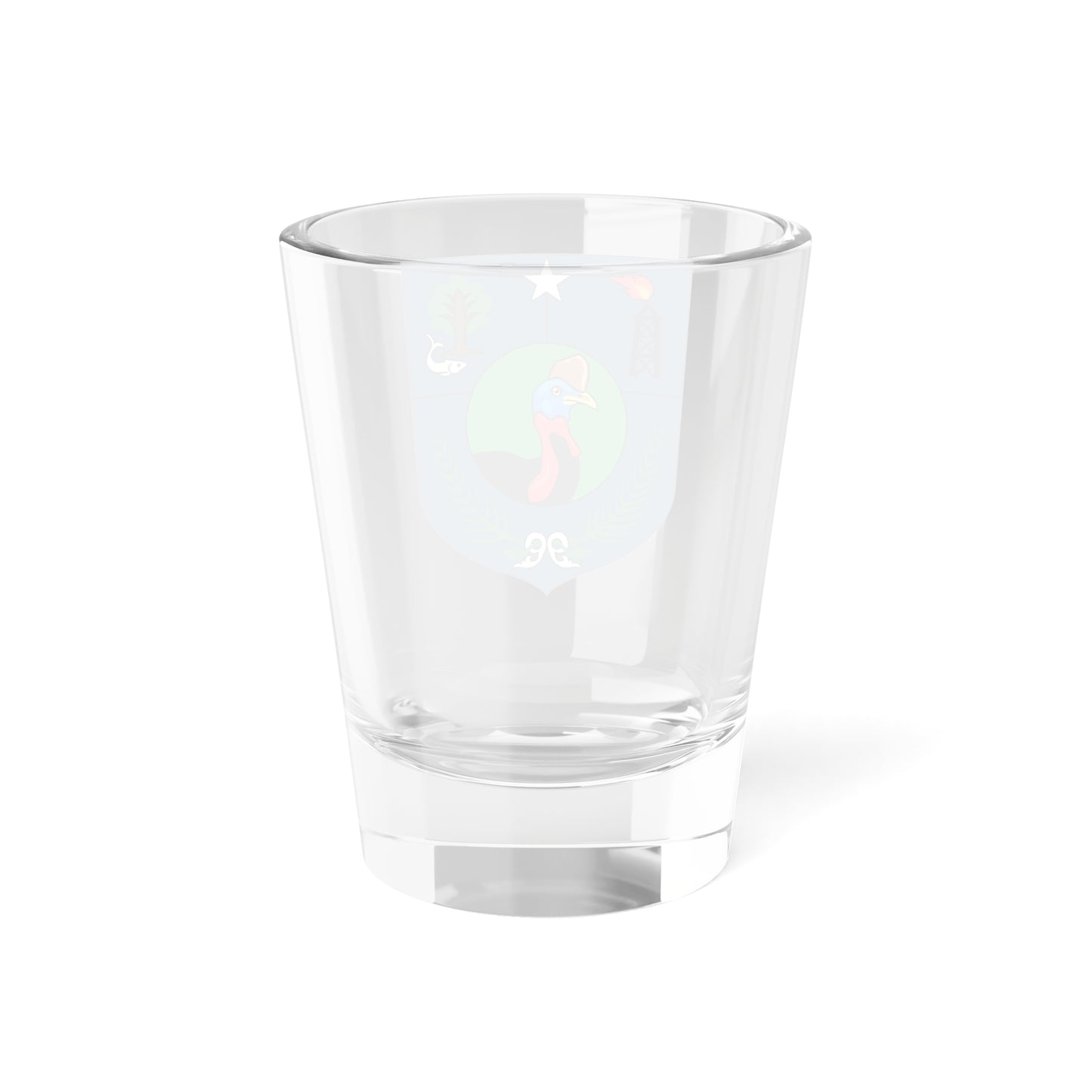 Insigne Papuae Occidentalis (Indonesia) (Coat of Arms) Shot Glass 1.5oz