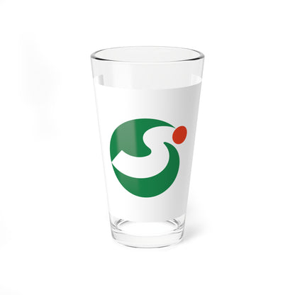 Flag of Sakai Fukui (Japan) Pint Glass 16oz