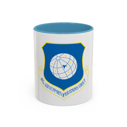 607th ASOGR (U.S. Air Force) Accent Coffee Mug