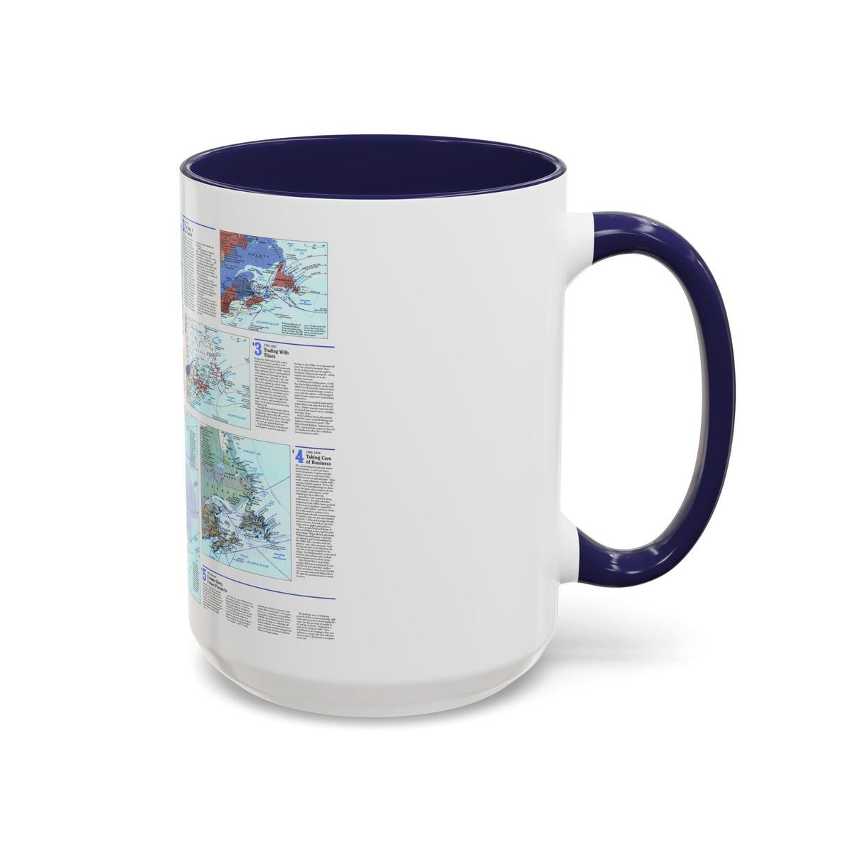 Canada - Atlantic 2 (1993) (Map) Accent Coffee Mug