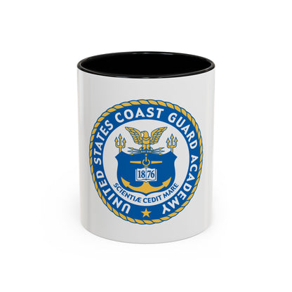 USCG Academy (U.S. Coast Guard) Accent Coffee Mug