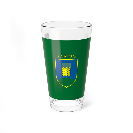 Flag of Samod (Hungary) Pint Glass 16oz