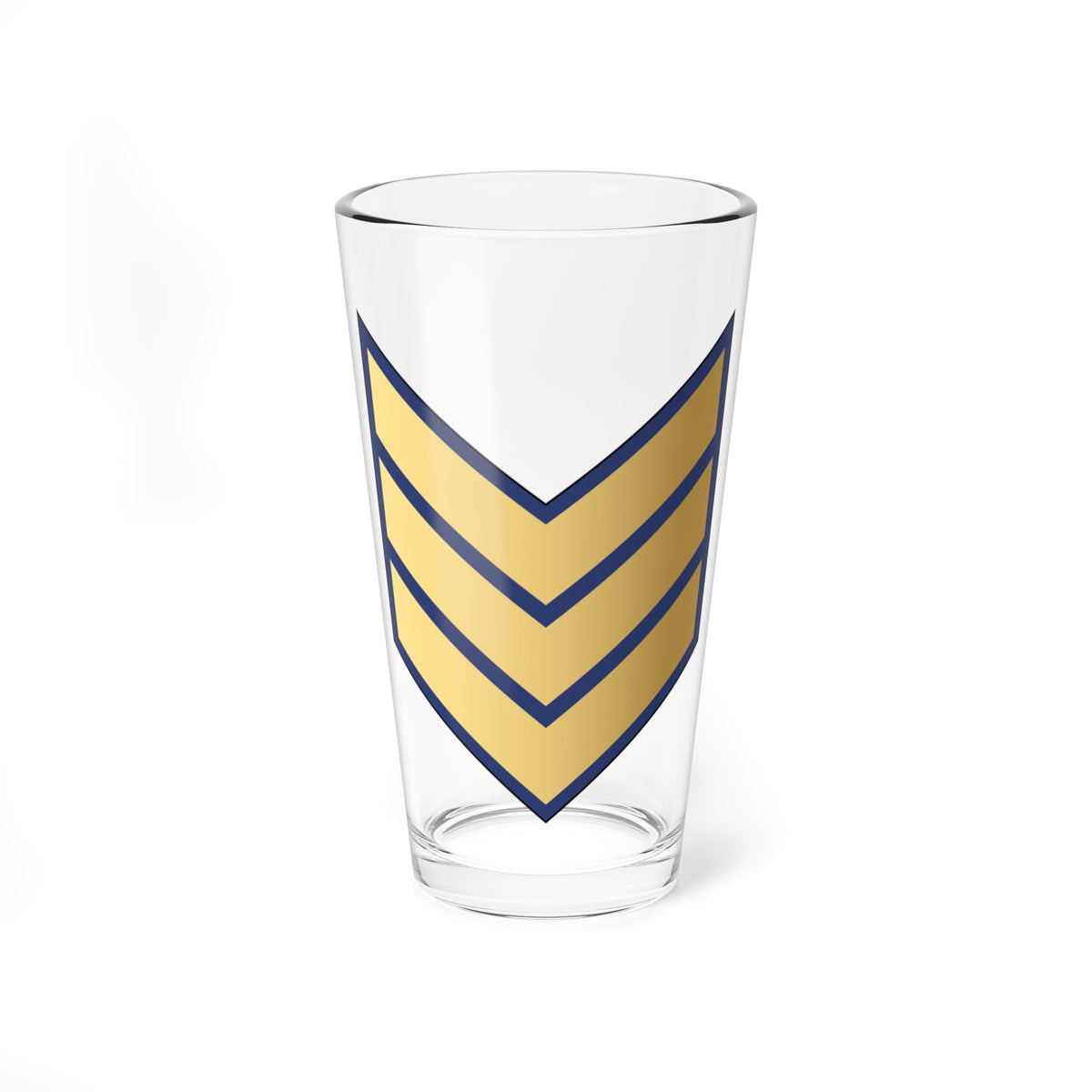 03. KAF SGT (Kuwait) (Military Rank) Pint Glass 16oz