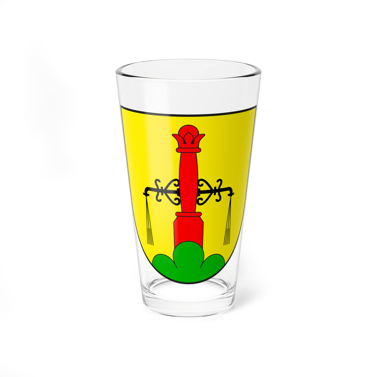 Pignia wappen (Switzerland) (Coat of Arms) Pint Glass 16oz