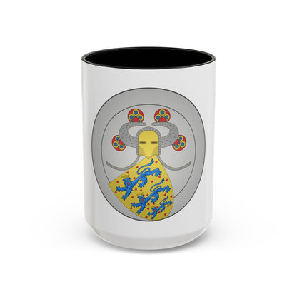 Coat of arms of Valdemar IV of Denmark - Accent Coffee Mug