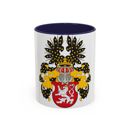 Coat of arms of the Kingdom of Bohemia - Accent Coffee Mug