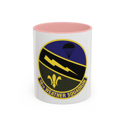 18 Weather Squadron ACC (U.S. Air Force) Accent Coffee Mug