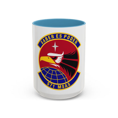 571st Mobility Support Advisory Squadron (U.S. Air Force) Accent Coffee Mug