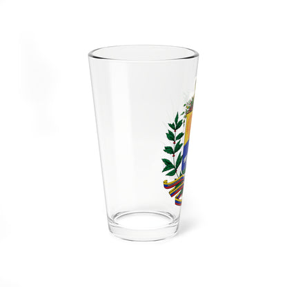 Coat of arms of Venezuela 1905-1911 (United States) (Coat of Arms) Pint Glass 16oz