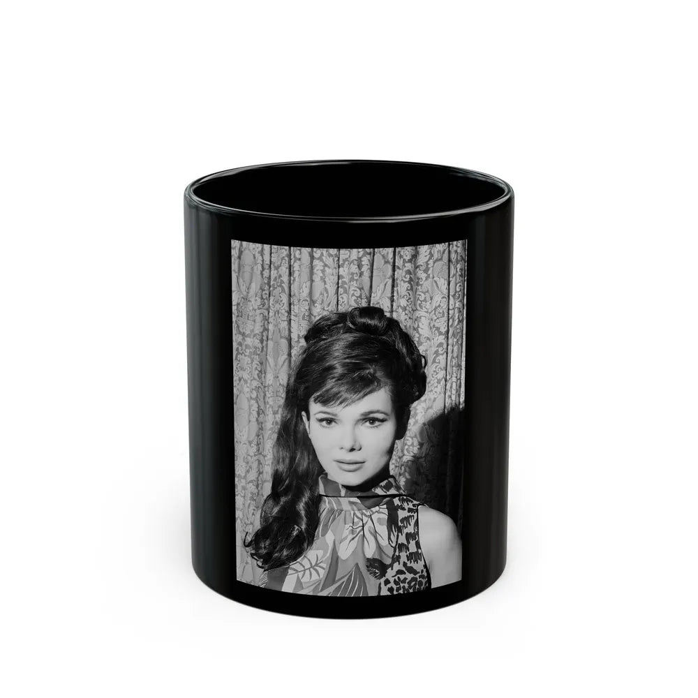 Gila Golan #96 (Vintage Female Icon) Black Coffee Mug-11oz-Go Mug Yourself