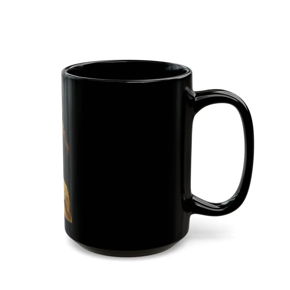 Back There in the Grass, Collier's illustration - Black Coffee Mug-Go Mug Yourself