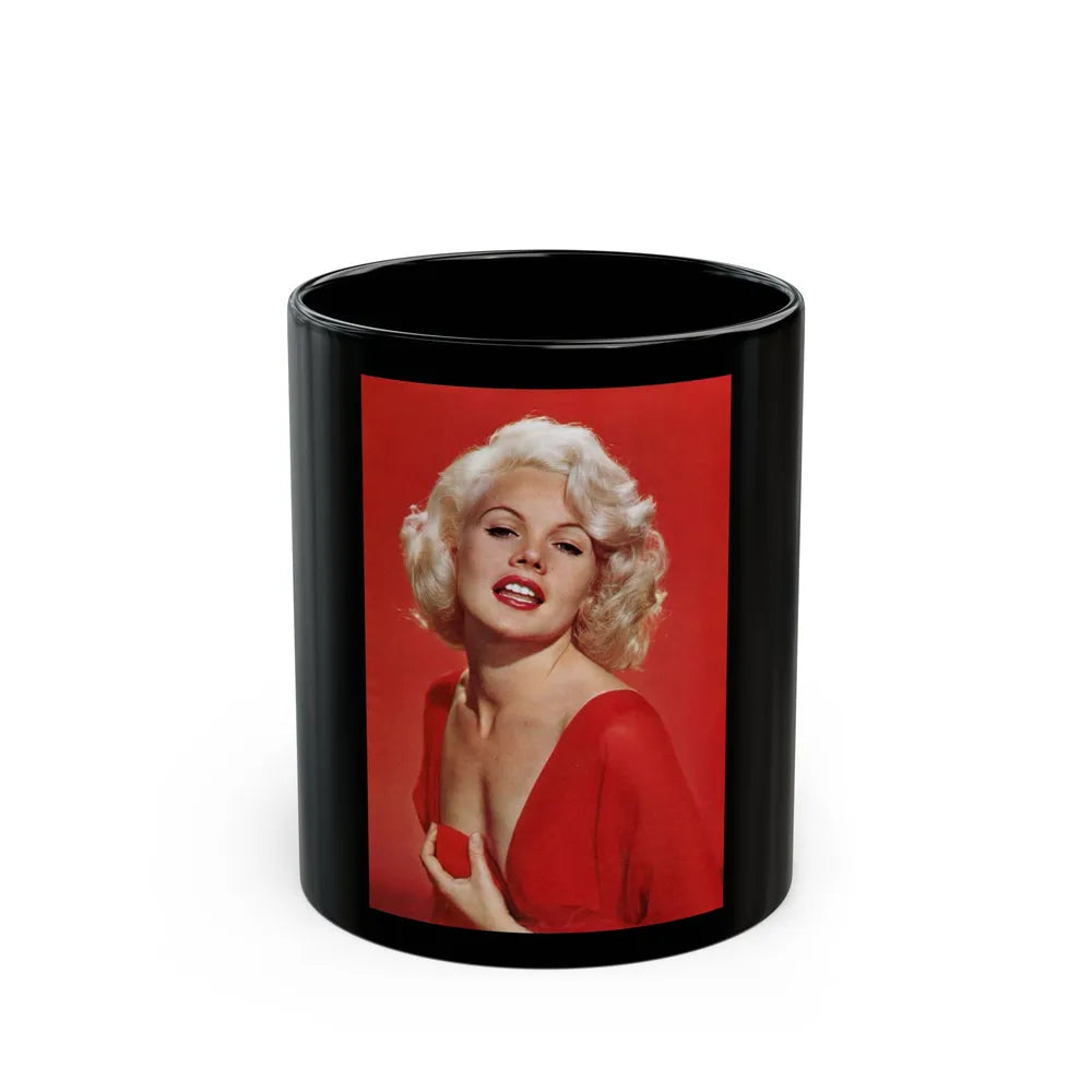 Carroll Baker #70 (Vintage Female Icon) Black Coffee Mug-11oz-Go Mug Yourself